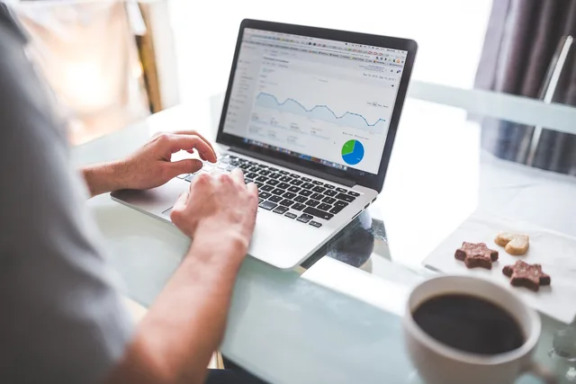 analytics, charts, graphics, marketing, traffic, seo, macbook, laptop, typing, working, technology, analytics, analytics, seo, seo, seo, seo, seo. SEO Job Outlook: What Broad Signals Can Show